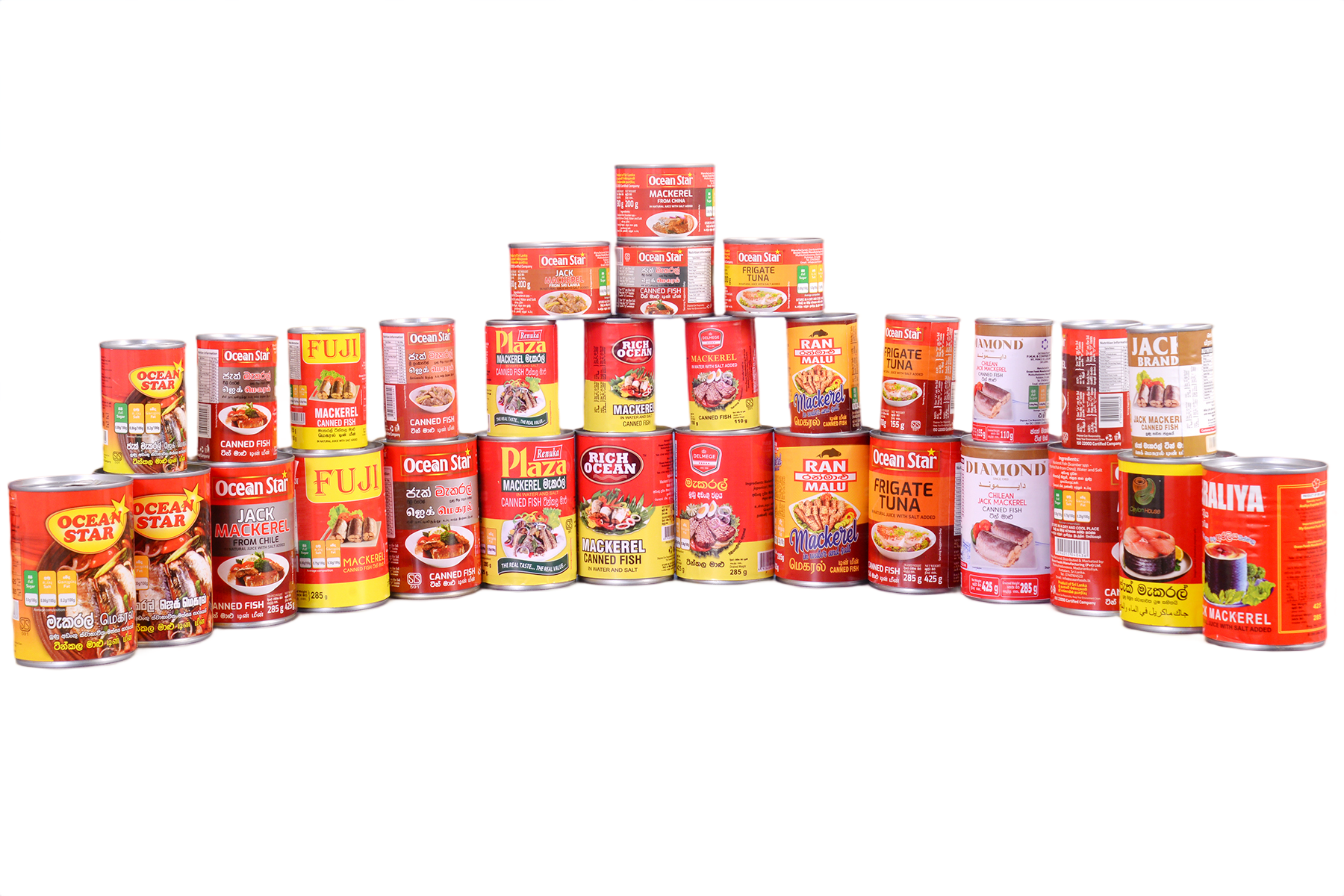 Ocean Foods canned fish product range