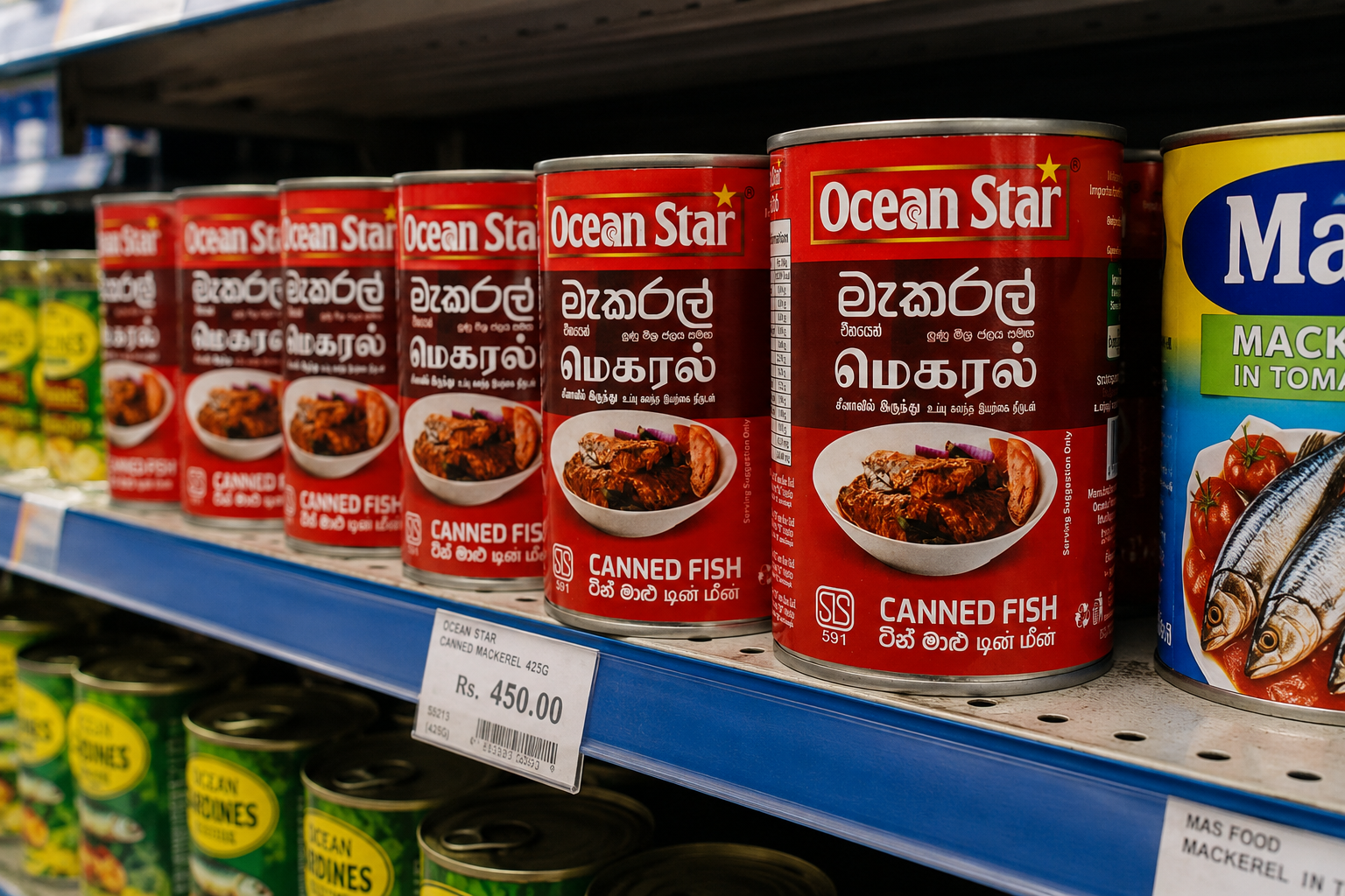 Canned fish products supplied for retail and supermarket markets