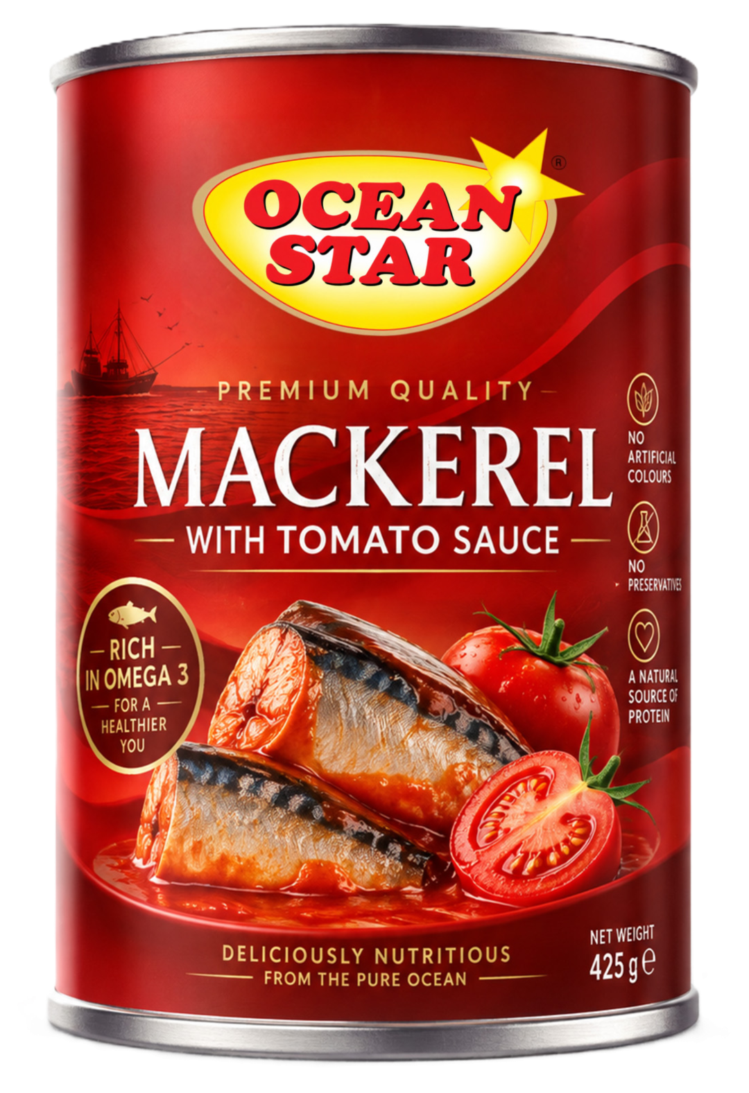 Ocean Foods Mackerel with Tomato Sauce 425g