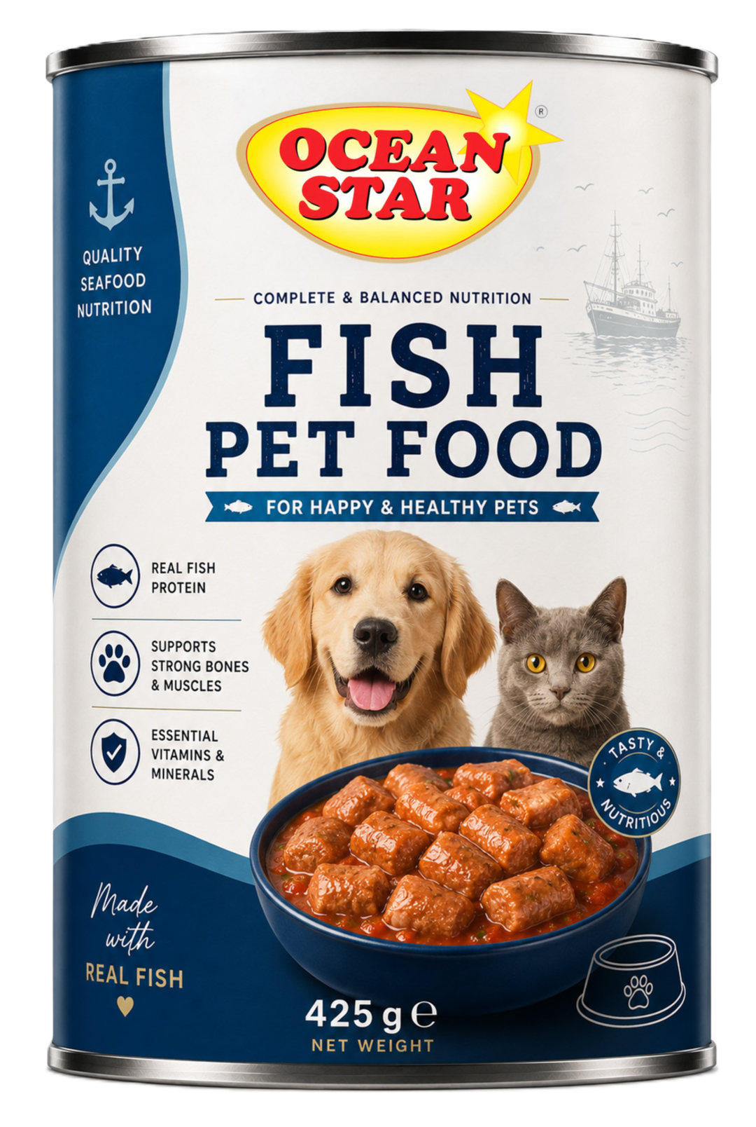 Ocean Foods Pet Food 425g